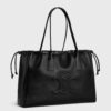 Replica Celine Cabas Drawstring Cuir Triomphe Bag in Canvas 12