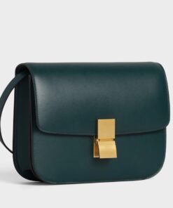 Replica Celine Classic Box Medium Bag In Amazone Box Calfskin 2