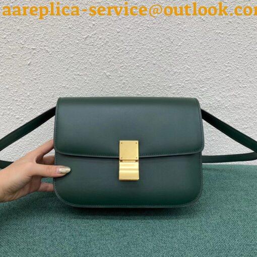 Replica Celine Classic Box Medium Bag In Amazone Box Calfskin 7