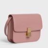 Replica Celine Classic Box Medium Bag In Bordeaux Box Calfskin 16