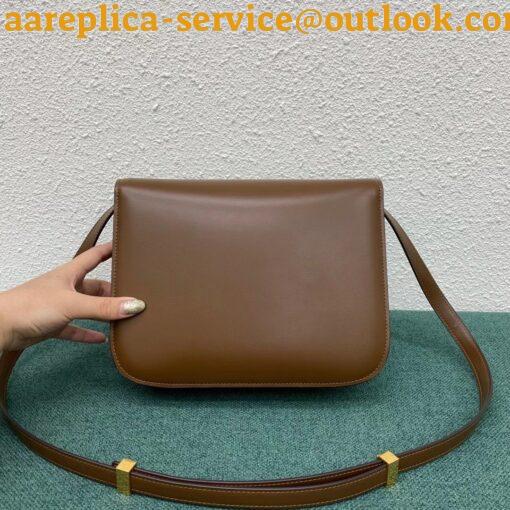 Replica Celine Classic Box Medium Bag In Camel Liege Calfskin 4