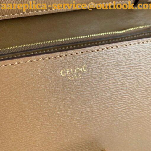 Replica Celine Classic Box Medium Bag In Camel Liege Calfskin 18