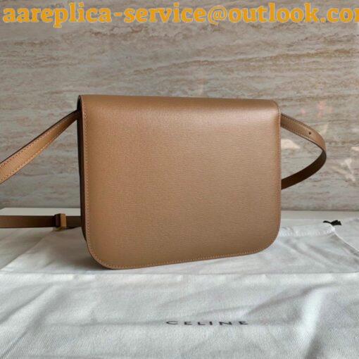 Replica Celine Classic Box Medium Bag In Camel Liege Calfskin 22