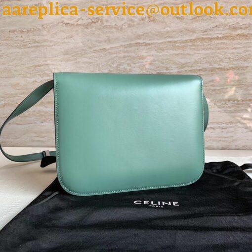 Replica Celine Classic Box Medium Bag In Celadon Box Calfskin 4