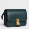 Replica Celine Classic Box Small Bag In Army Green Box Calfskin 10