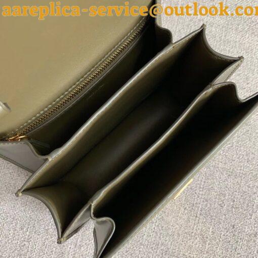 Replica Celine Classic Box Small Bag In Army Green Box Calfskin 2