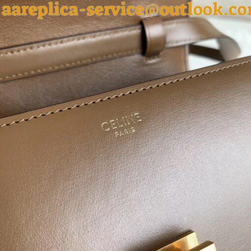 Replica Celine Classic Box Small Bag In Camel Box Calfskin 9