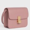 Replica Celine Classic Box Teen Bag In Burgundy Box Calfskin 14