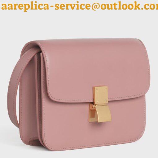 Replica Celine Classic Box Teen Bag In Antique Rose Box Calfskin