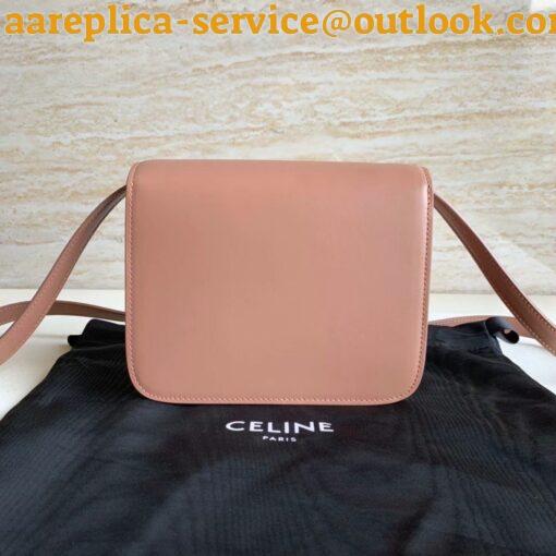 Replica Celine Classic Box Teen Bag In Antique Rose Box Calfskin 5