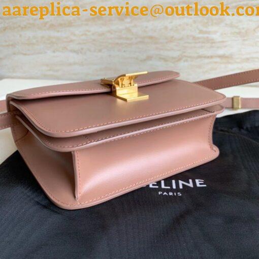 Replica Celine Classic Box Teen Bag In Antique Rose Box Calfskin 6