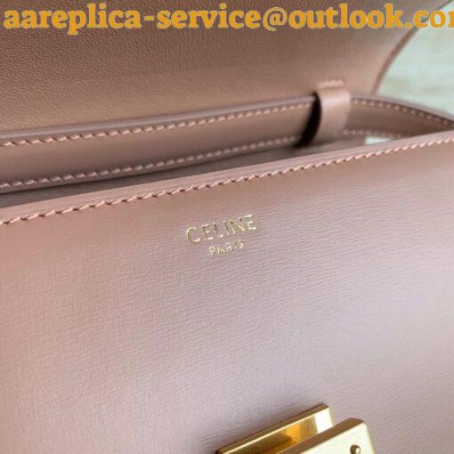 Replica Celine Classic Box Teen Bag In Antique Rose Box Calfskin 9