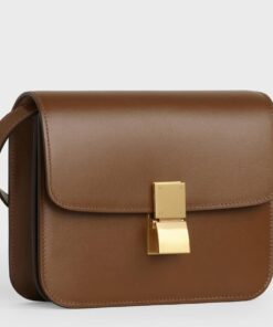 Replica Celine Classic Box Teen Bag In Camel Box Calfskin