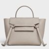 Replica Celine Micro Belt Bag In Light Khaki Grained Calfskin 14