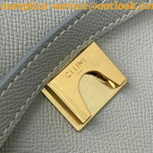 Replica Celine Micro Belt Bag In Vert D’eau Grained Calfskin 12