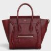 Replica Celine Micro Luggage Tote Bag In Amazone Drummed Calfskin 10