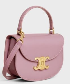 Replica Celine Mini Besace Clea Bag in Petal Calfskin