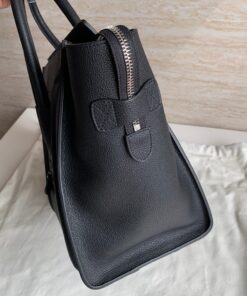 Replica Celine Mini Luggage Tote Bag In Black Drummed Calfskin 2