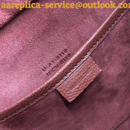 Replica Celine Nano Luggage Tote Bag In Ruby Drummed Calfskin 7