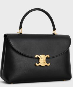 Replica Celine Nino Medium Bag in Black Calfskin