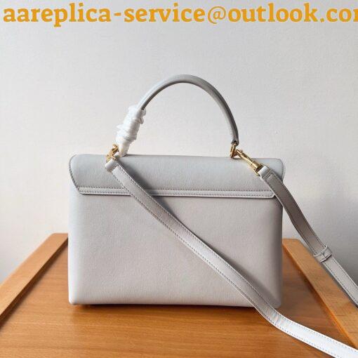 Replica Celine Nino Medium Bag in Cloudy Grey Calfskin 3