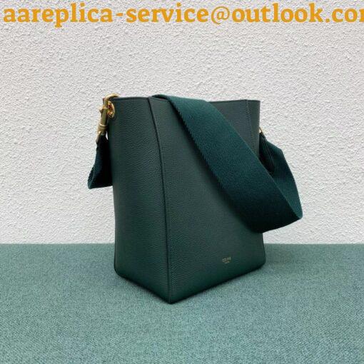 Replica Celine Sangle Small Bucket Bag In Amazone Calfskin 6