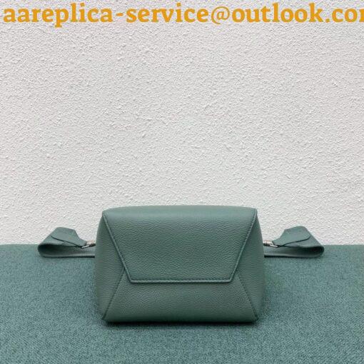 Replica Celine Sangle Small Bucket Bag In Celadon Calfskin 3