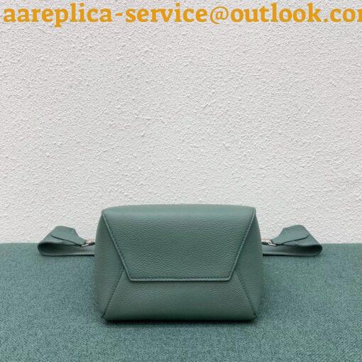 Replica Celine Sangle Small Bucket Bag In Celadon Calfskin 5