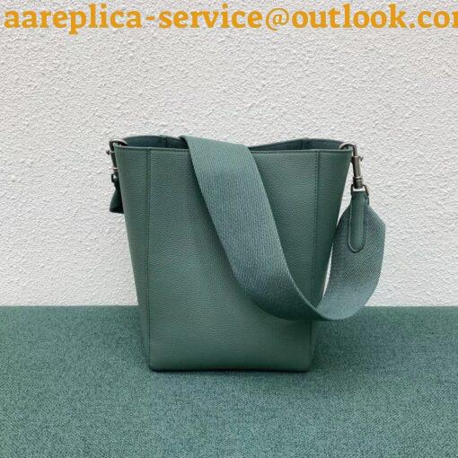 Replica Celine Sangle Small Bucket Bag In Celadon Calfskin 7