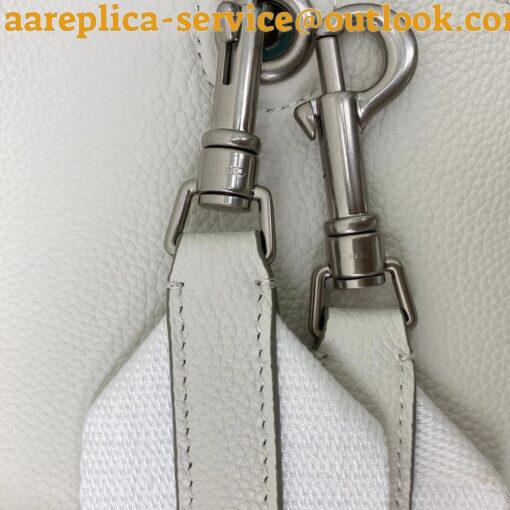 Replica Celine Sangle Small Bucket Bag In White Calfskin 11