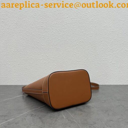 Replica Celine Small Bucket Cuir Triomphe In Brown Calfskin 3