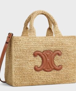 Replica Celine Small Cabas Bag in Raffia