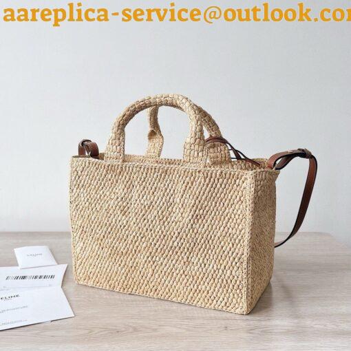 Replica Celine Small Cabas Bag in Raffia 6