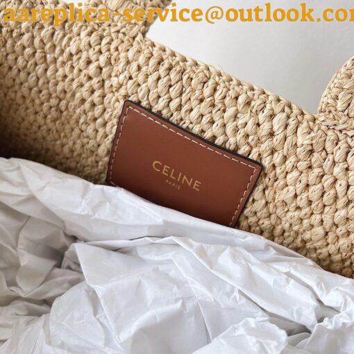 Replica Celine Small Cabas Bag in Raffia 7