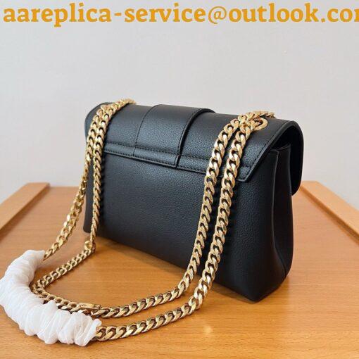 Replica Celine Teen Victoire Bag in Black Calfskin 4