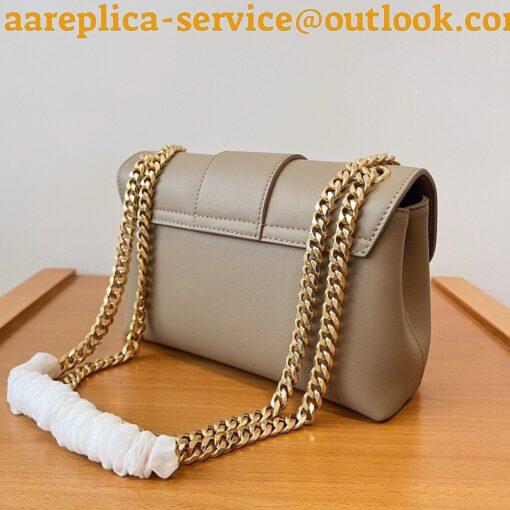 Replica Celine Teen Victoire Bag in Brown Sepia Calfskin 4