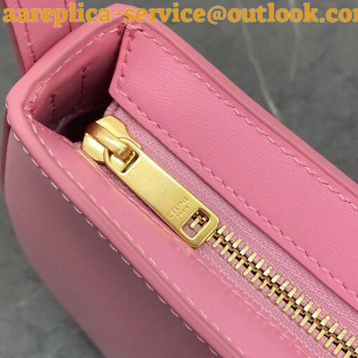 Replica Celine Tilly Medium Bag in Pink Calfskin 5