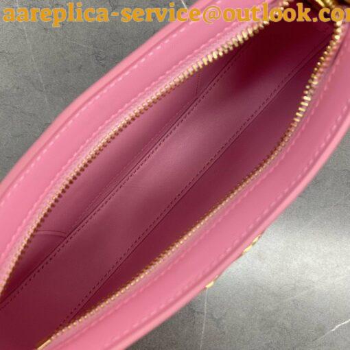 Replica Celine Tilly Medium Bag in Pink Calfskin 6