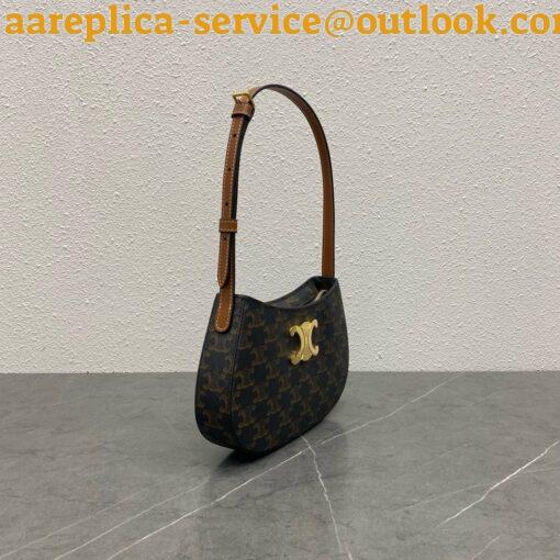 Replica Celine Tilly Medium Bag in Triomphe Canvas 11