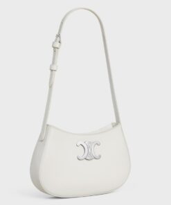 Replica Celine Tilly Medium Bag in White Calfskin