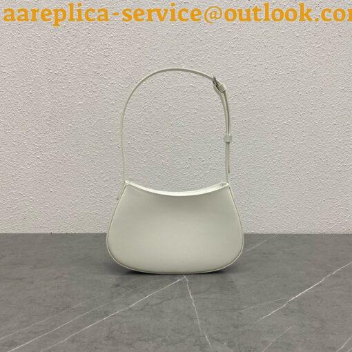 Replica Celine Tilly Medium Bag in White Calfskin 13