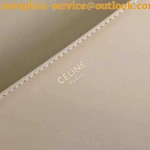 Replica Celine Triomphe Large Bag In Nude Calfskin 5