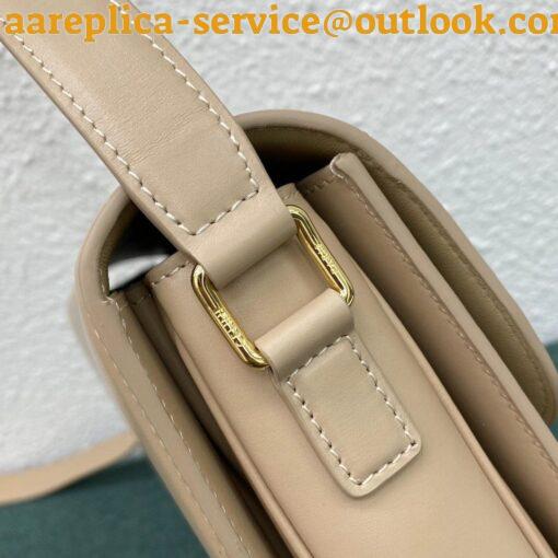 Replica Celine Triomphe Large Bag In Nude Calfskin 10