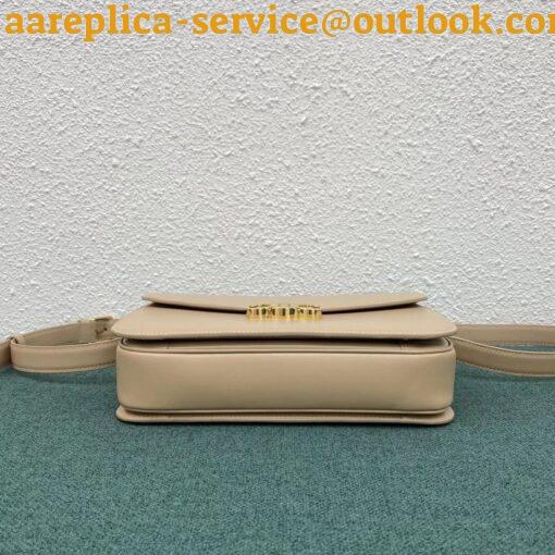 Replica Celine Triomphe Large Bag In Nude Calfskin 11