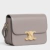 Replica Celine Triomphe Teen Bag In Mineral Leather 17