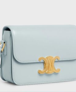 Replica Celine Triomphe Teen Bag In Mineral Leather