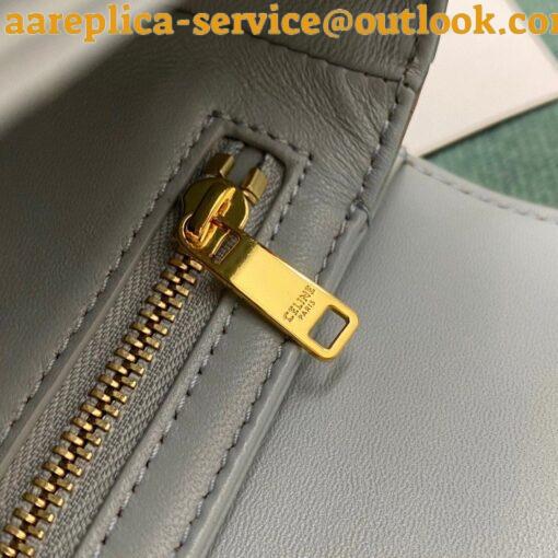 Replica Celine Triomphe Teen Bag In Mineral Leather 12