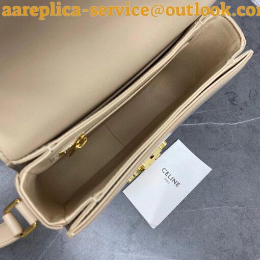 Replica Celine Triomphe Teen Bag In Nude Leather 3