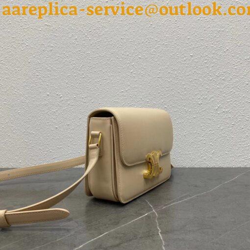 Replica Celine Triomphe Teen Bag In Nude Leather 4