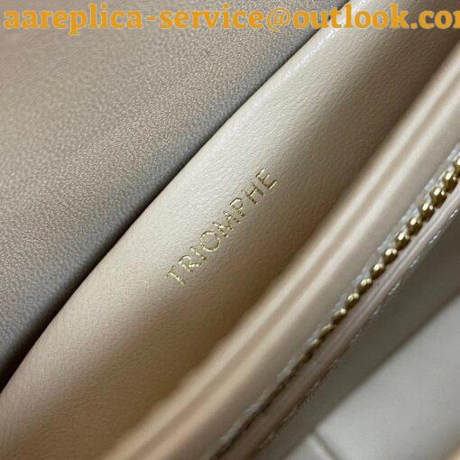 Replica Celine Triomphe Teen Bag In Nude Leather 12